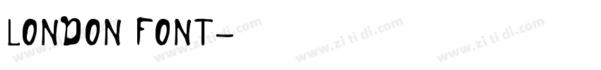 London Font字体转换